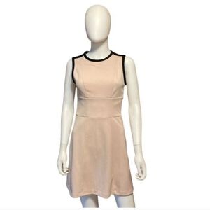 Ted Baker London Blush/ Black Trim Mini Dress Sz 4
